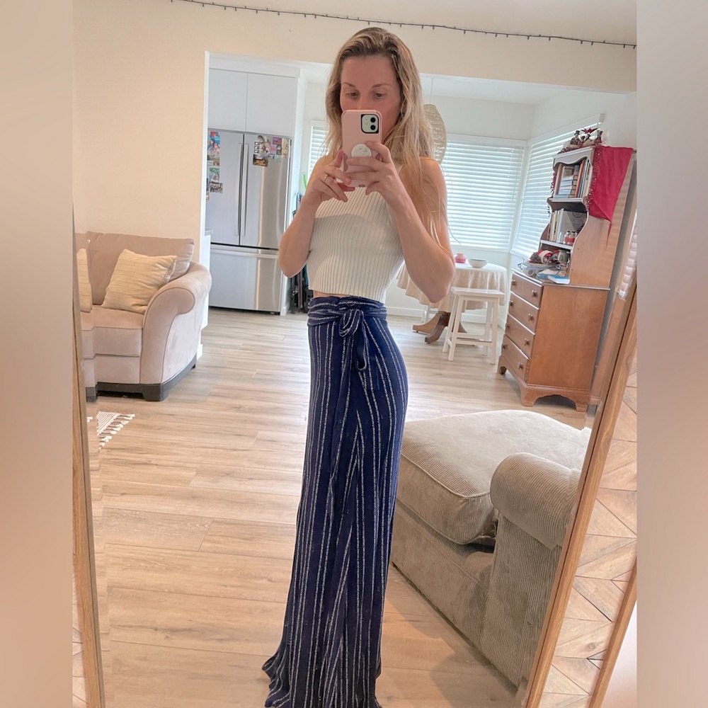 LULU’S Nomadic print wrap skirt